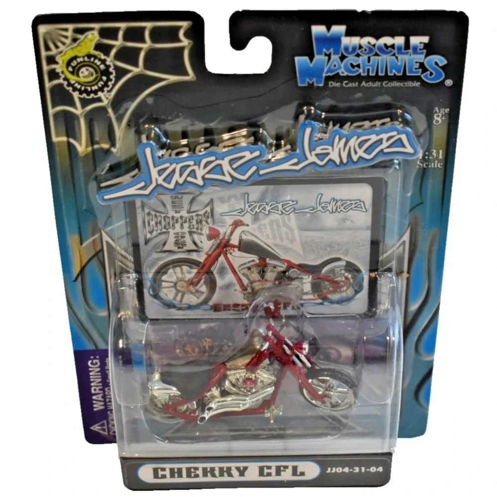 2004 Jesse James West Coast Choppers Cherry CFL JJ04-31-04 1:31 Scale